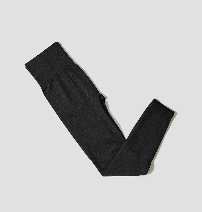 EcoWarra PantsBlack / M(56-62KG) WAREBALL Seamless Women Yoga Pants Workout Sportswear Gym Clothing Fitness Long Sleeve Crop Top High Waist Leggings SportsTop