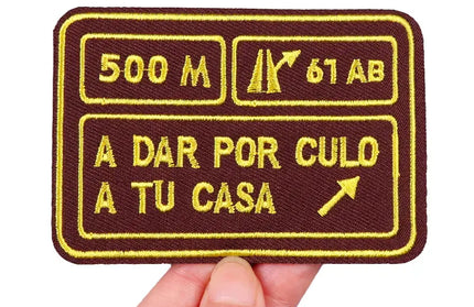 EcoWarra PE9394CT Outdoor Nature Camping Traveler Embroidered Patch Iron On Patches For Clothing Thermoadhesive Patches Hiking Patch For Backpack