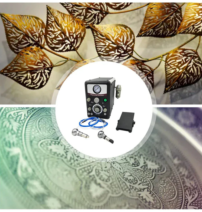 EcoWarra PHYHOO Hand Engraving & Stone Setting Tools Graver Max G8 Quick Setup Pneumatic Engraver Machine Jewellery Making Equipments