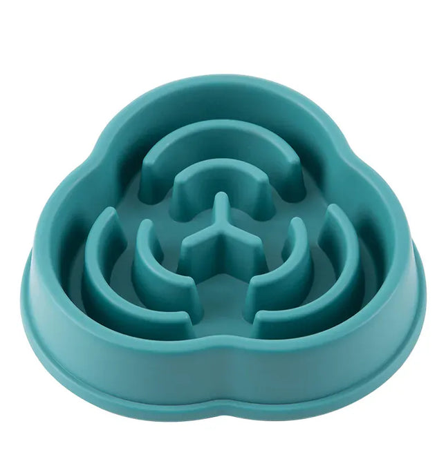 EcoWarra Picture color Pet Cat Dog Slow Food Bowl Fat Help Healthy Round Anti-choking Thickened And Non-slip Multiple Colors Shapes