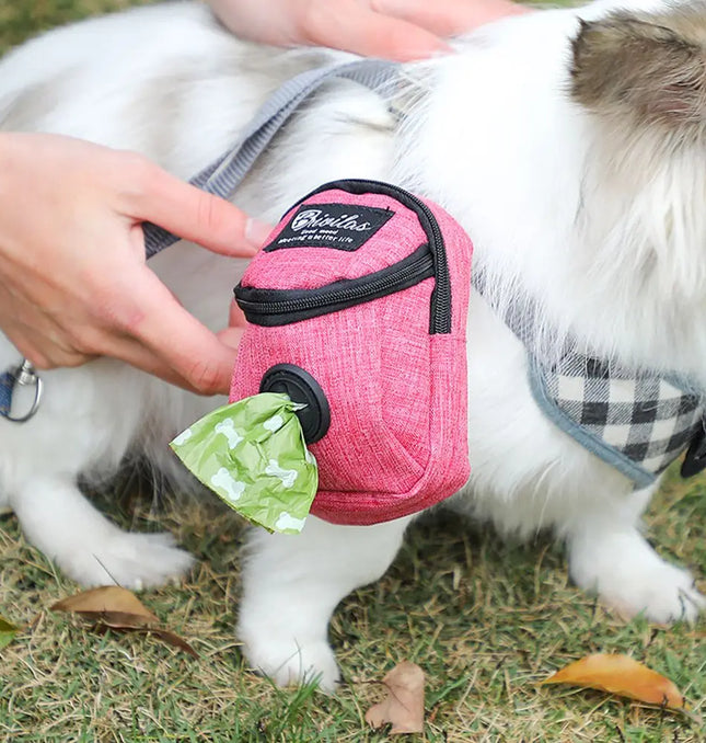 EcoWarra Portable Dog Training Treat Bag Outdoor Pet Dog Treat Pouch Puppy Snack Reward Waist Bag Dog Poop Bag Dog Carriers Bags