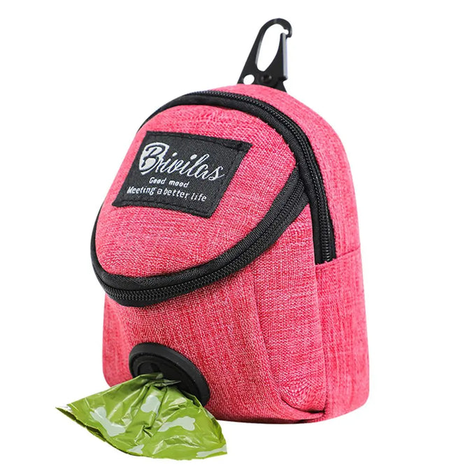 EcoWarra Portable Dog Training Treat Bag Outdoor Pet Dog Treat Pouch Puppy Snack Reward Waist Bag Dog Poop Bag Dog Carriers Bags