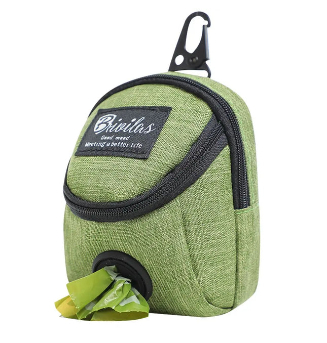 EcoWarra Portable Dog Training Treat Bag Outdoor Pet Dog Treat Pouch Puppy Snack Reward Waist Bag Dog Poop Bag Dog Carriers Bags