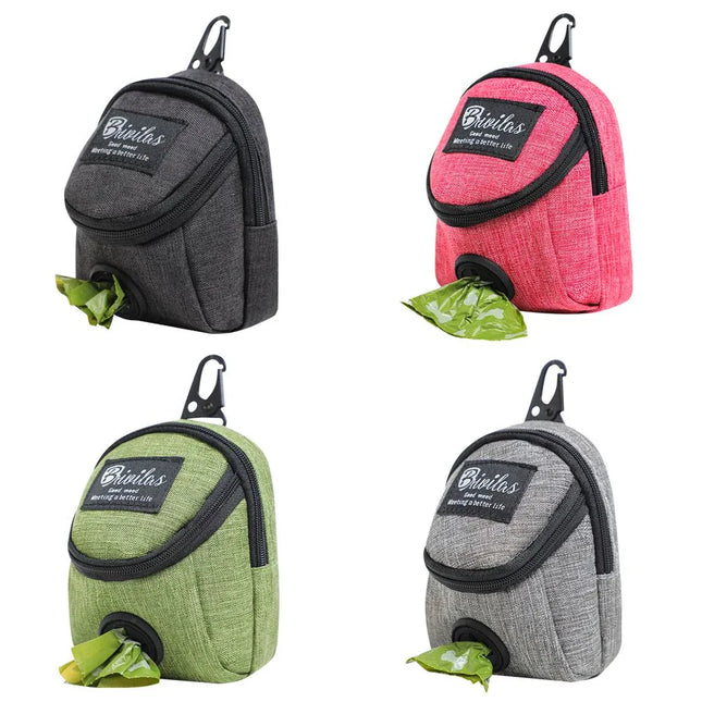 EcoWarra Portable Dog Training Treat Bag Outdoor Pet Dog Treat Pouch Puppy Snack Reward Waist Bag Dog Poop Bag Dog Carriers Bags
