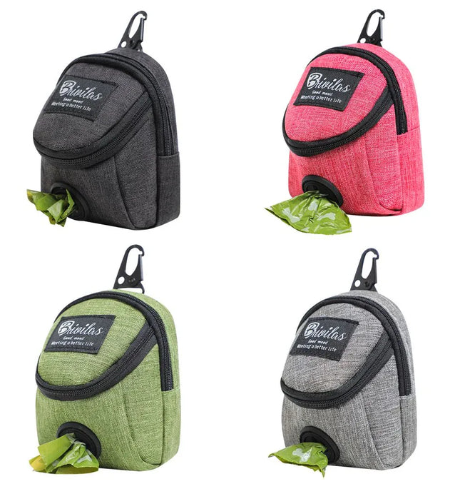 EcoWarra Portable Dog Training Treat Bag Outdoor Pet Dog Treat Pouch Puppy Snack Reward Waist Bag Dog Poop Bag Dog Carriers Bags