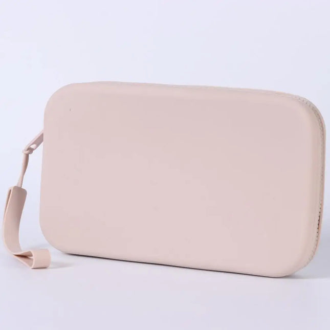 EcoWarra Portable Silicone Underwear Storage Bag Large Capacity Waterproof Zipper Pouch Desktop Storage Toiletries Bag Lipstick Bags