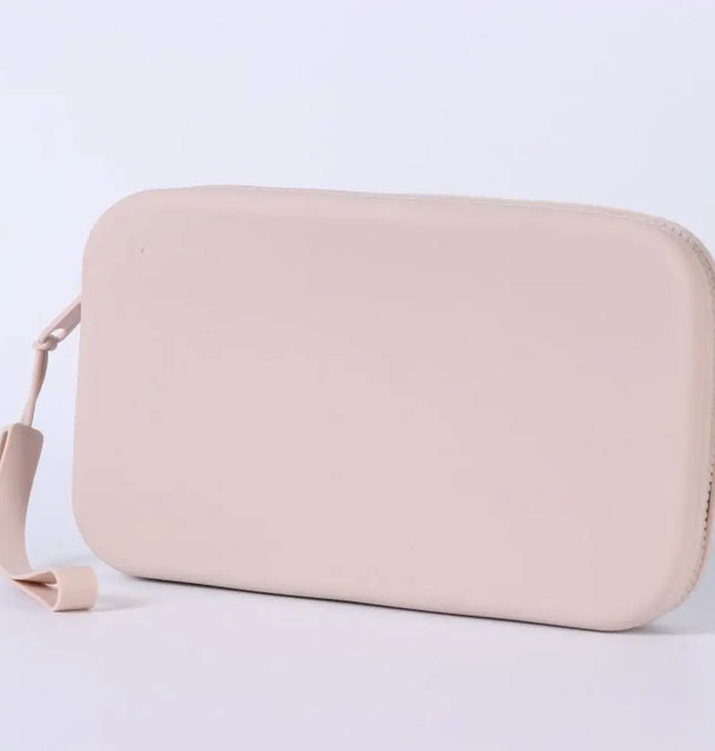 EcoWarra Portable Silicone Underwear Storage Bag Large Capacity Waterproof Zipper Pouch Desktop Storage Toiletries Bag Lipstick Bags