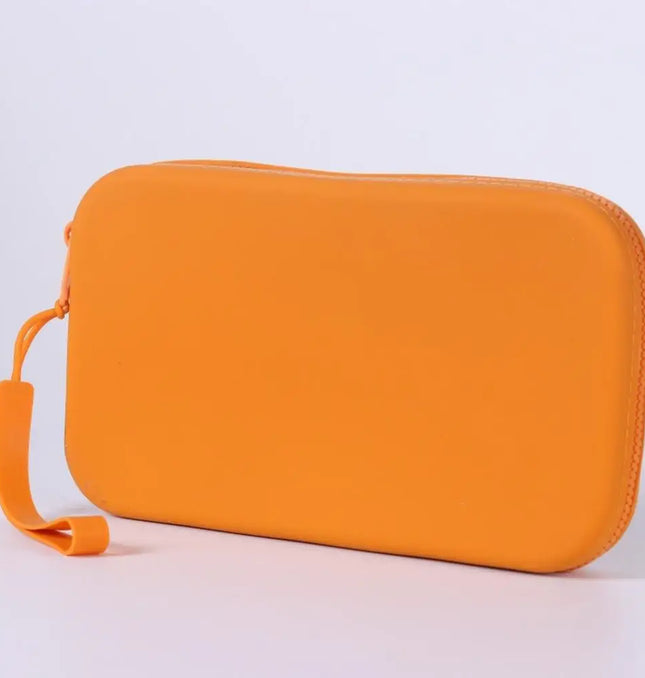 EcoWarra Portable Silicone Underwear Storage Bag Large Capacity Waterproof Zipper Pouch Desktop Storage Toiletries Bag Lipstick Bags