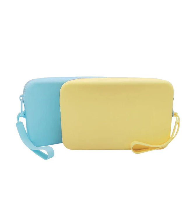 EcoWarra Portable Silicone Underwear Storage Bag Large Capacity Waterproof Zipper Pouch Desktop Storage Toiletries Bag Lipstick Bags