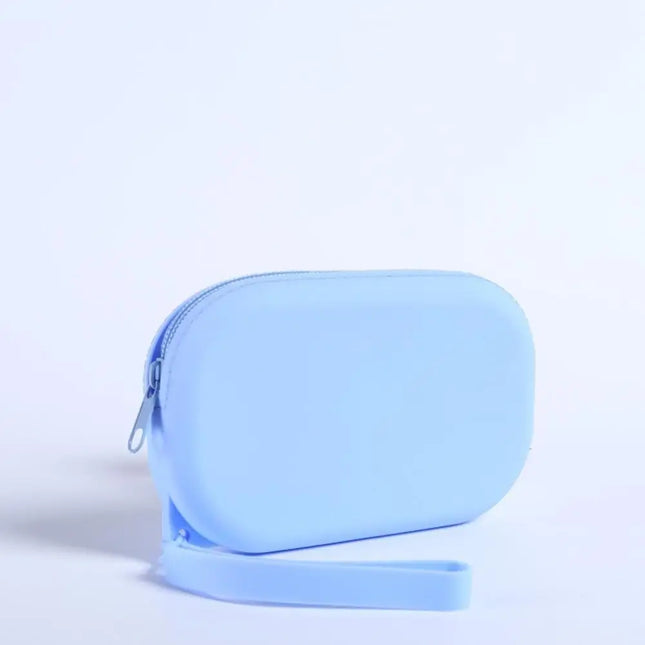 EcoWarra Portable Silicone Underwear Storage Bag Large Capacity Waterproof Zipper Pouch Desktop Storage Toiletries Bag Lipstick Bags