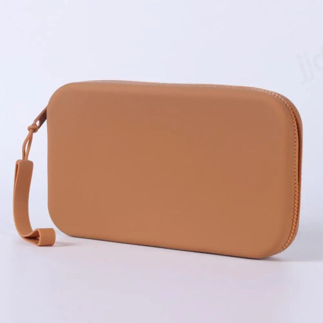 EcoWarra Portable Silicone Underwear Storage Bag Large Capacity Waterproof Zipper Pouch Desktop Storage Toiletries Bag Lipstick Bags