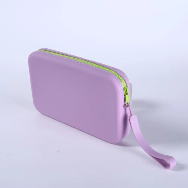 EcoWarra Portable Silicone Underwear Storage Bag Large Capacity Waterproof Zipper Pouch Desktop Storage Toiletries Bag Lipstick Bags