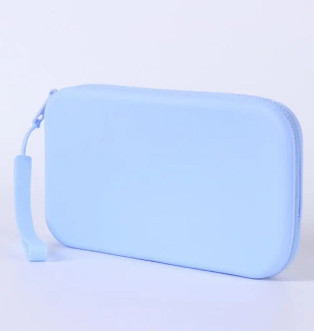 EcoWarra Portable Silicone Underwear Storage Bag Large Capacity Waterproof Zipper Pouch Desktop Storage Toiletries Bag Lipstick Bags