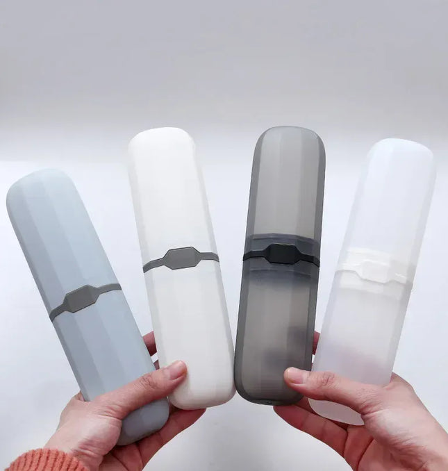 EcoWarra Portable Toothbrush Cover Storage Box, Daily Outdoor Travel, Hiking, Camping, Toothbrush Holder Case, Bathroom Accessories