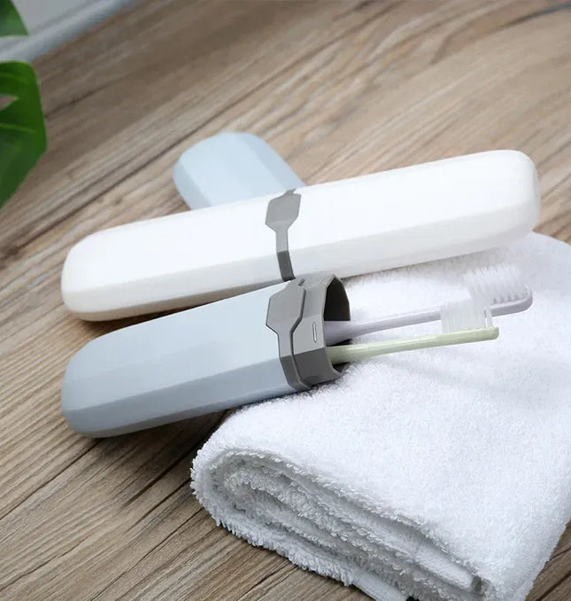 EcoWarra Portable Toothbrush Cover Storage Box, Daily Outdoor Travel, Hiking, Camping, Toothbrush Holder Case, Bathroom Accessories