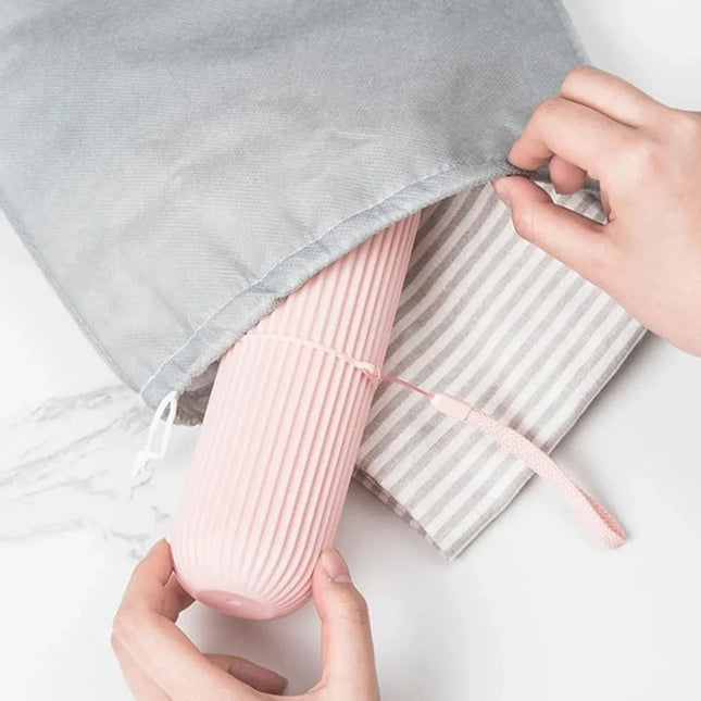 EcoWarra Portable Toothpaste Toothbrush Protect Holder Case Travel Camping Storage Box Protect Toothbrush Toothpaste from Dirt and Damage