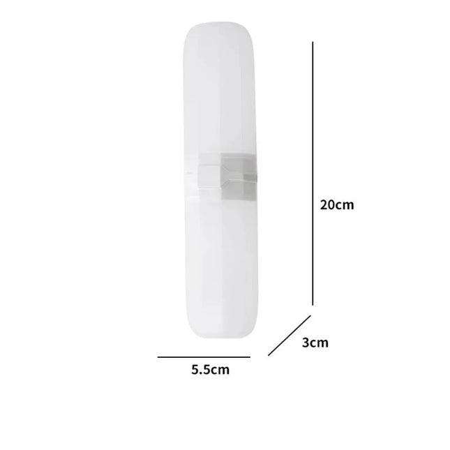 EcoWarra Portable Toothpaste Toothbrush Protect Holder Case Travel Camping Storage Box Protect Toothbrush Toothpaste from Dirt and Damage