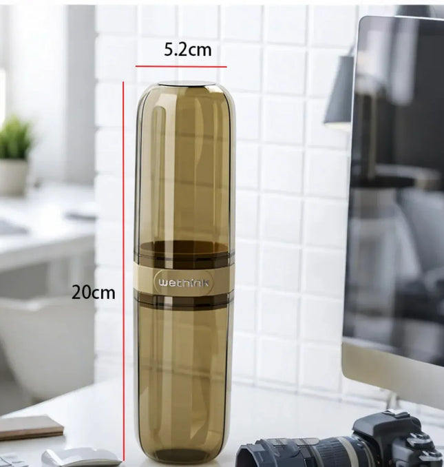 EcoWarra Portable Toothpaste Toothbrush Protect Holder Case Travel Camping Storage Box Protect Toothbrush Toothpaste from Dirt and Damage