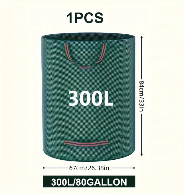 EcoWarra PP Garden Waste Bags Heavy-Duty  Reusable Yard Debris Bags with Industrial Fabric and Handles for Plant, and Leaf Collection