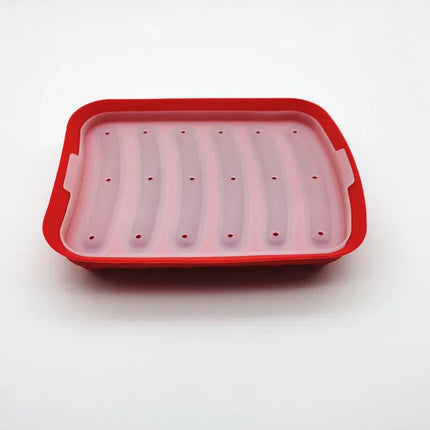 EcoWarra Red DIY Grade Silicone Sausage Mold Baby Food Supplement Tool Home Made Hot Dog Ham Baking Mold Mold kitchen accessories gadgets