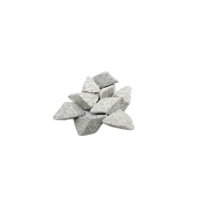 EcoWarra Rhombus 6x6mm 450g Jewelry Polishing Media Ceramic Stone Abrasive Material For Rotary Vibration Tumbler Machine Jewellery Making Tools