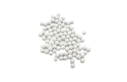 EcoWarra Round White 5mm 450g Jewelry Polishing Media Ceramic Stone Abrasive Material For Rotary Vibration Tumbler Machine Jewellery Making Tools