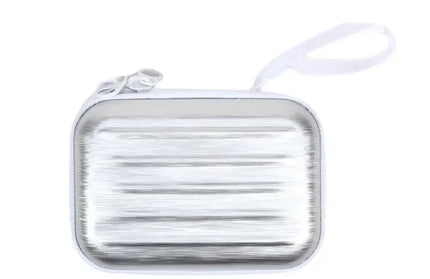 EcoWarra Silvery 15 Bottles Essential Oil Case 5/10/15ml Essential Oil Collecting Bags Portable Storage Bag Perfume Bottle Travel Carrying Case
