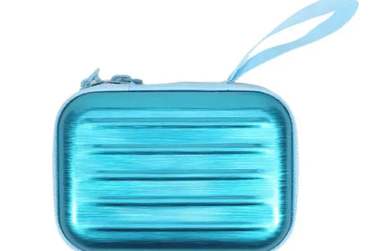 EcoWarra Sky Blue 15 Bottles Essential Oil Case 5/10/15ml Essential Oil Collecting Bags Portable Storage Bag Perfume Bottle Travel Carrying Case