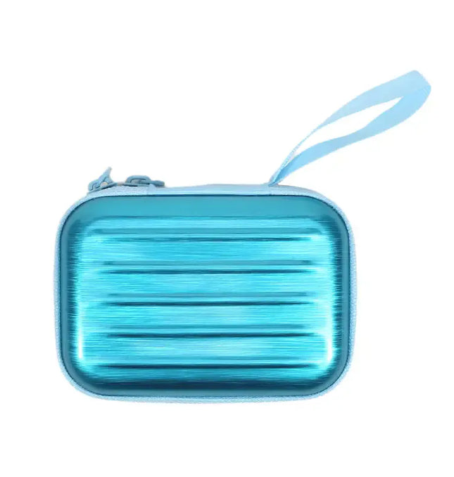 EcoWarra Sky Blue 15 Bottles Essential Oil Case 5/10/15ml Essential Oil Collecting Bags Portable Storage Bag Perfume Bottle Travel Carrying Case