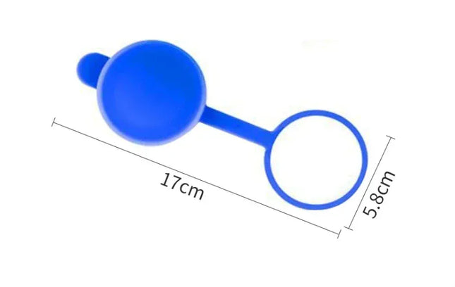 EcoWarra SKY BLUE 1Pc Silicone Reusable Water Jug Cover Caps with Inner Plug Durable Water Bottle Replacement Lid Non-Spill Bottle Caps