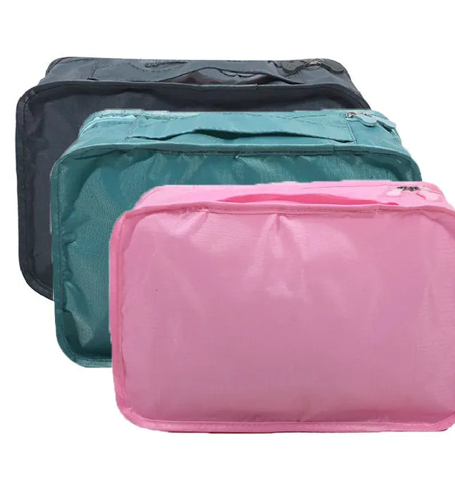 EcoWarra Travel Handle Storage Bag Home Moving Luggage Bags Suitcase Sortting Mesh Bag Clothing Shoes Organizer Large Capacity