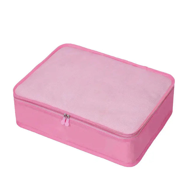 EcoWarra Travel Handle Storage Bag Home Moving Luggage Bags Suitcase Sortting Mesh Bag Clothing Shoes Organizer Large Capacity