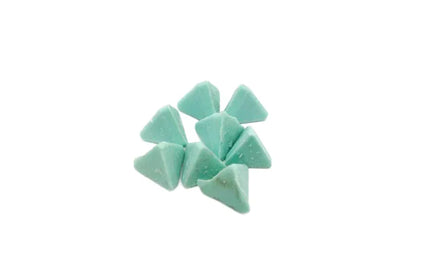 EcoWarra Triangle Green 450g Jewelry Polishing Media Ceramic Stone Abrasive Material For Rotary Vibration Tumbler Machine Jewellery Making Tools