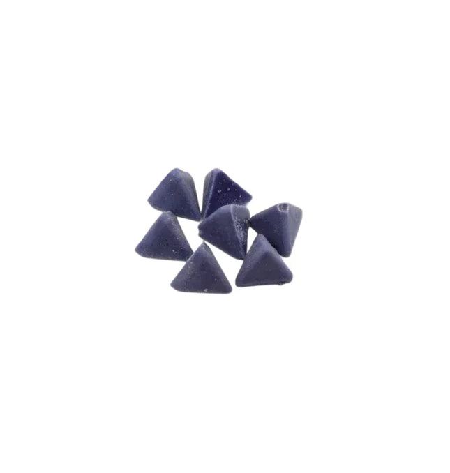 EcoWarra Triangle Purple 450g Jewelry Polishing Media Ceramic Stone Abrasive Material For Rotary Vibration Tumbler Machine Jewellery Making Tools