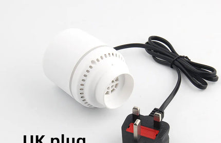 EcoWarra UK plug Compressed bag electric pump, travel vacuum bag pump, mini vacuum sealant machine, food space savings, food organizer