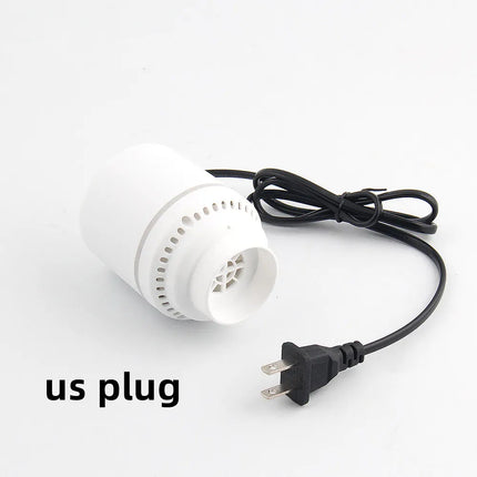 EcoWarra US plug Compressed bag electric pump, travel vacuum bag pump, mini vacuum sealant machine, food space savings, food organizer