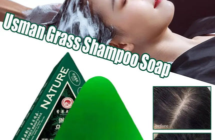 EcoWarra Usmanthus Sinensis Herbal Shampoo Bar – Dandruff Control, Oil Balance & Scalp Cleansing