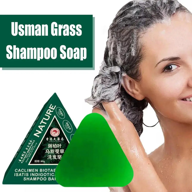EcoWarra Usmanthus Sinensis Herbal Shampoo Bar – Dandruff Control, Oil Balance & Scalp Cleansing