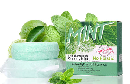 EcoWarra Variant Ice Cool Refreshing Mint Essential Oil Shampoo Hand Soap Solid Shampoo Stick Organic Plant Extract essence Hair Care