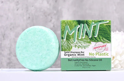EcoWarra Variant Ice Cool Refreshing Mint Essential Oil Shampoo Hand Soap Solid Shampoo Stick Organic Plant Extract essence Hair Care