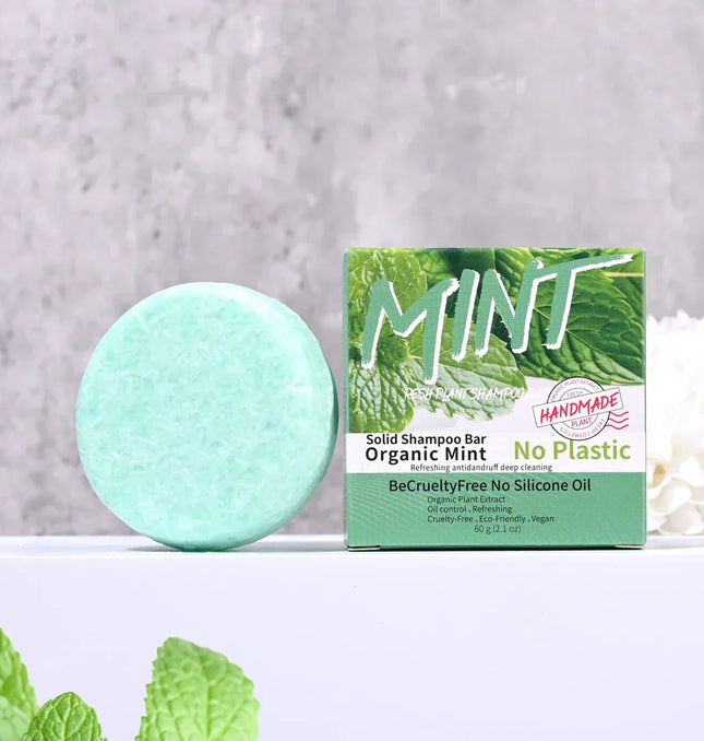 EcoWarra Variant Ice Cool Refreshing Mint Essential Oil Shampoo Hand Soap Solid Shampoo Stick Organic Plant Extract essence Hair Care