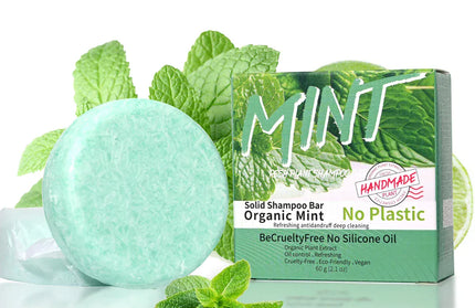 EcoWarra Variant Ice Cool Refreshing Mint Essential Oil Shampoo Hand Soap Solid Shampoo Stick Organic Plant Extract essence Hair Care
