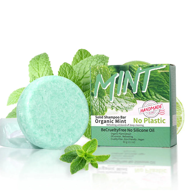 EcoWarra Variant Ice Cool Refreshing Mint Essential Oil Shampoo Hand Soap Solid Shampoo Stick Organic Plant Extract essence Hair Care