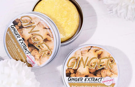 EcoWarra Variant Shampoo soap Ginger solid shampoo bar Clean the scalp remove oil  freshen and wash hair ginger extract