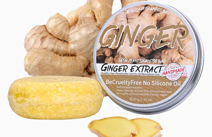 EcoWarra Variant Shampoo soap Ginger solid shampoo bar Clean the scalp remove oil  freshen and wash hair ginger extract