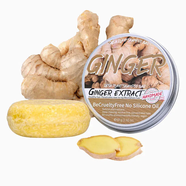 EcoWarra Variant Shampoo soap Ginger solid shampoo bar Clean the scalp remove oil  freshen and wash hair ginger extract