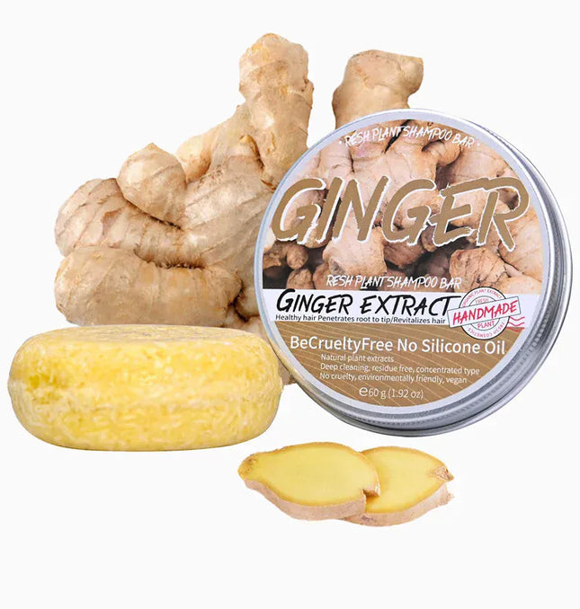 EcoWarra Variant Shampoo soap Ginger solid shampoo bar Clean the scalp remove oil  freshen and wash hair ginger extract