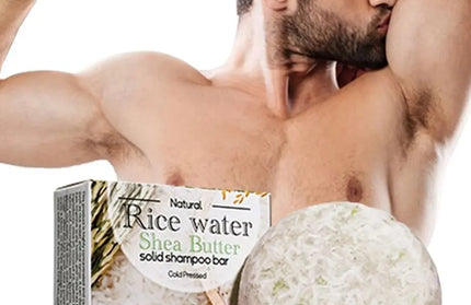 EcoWarra Variant XF Rice Shampoo Bar (60g) – 100% Natural Solid Shampoo for Hair Care, Strength & Repair