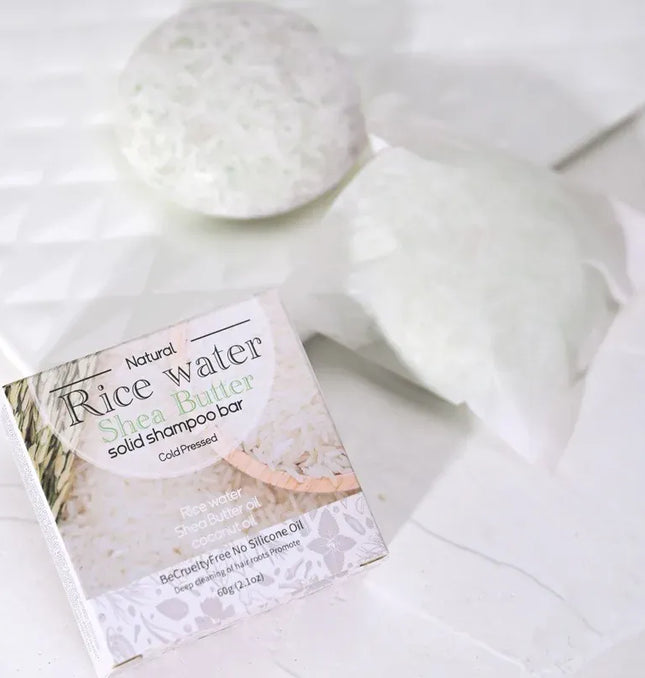 EcoWarra Variant XF Rice Shampoo Bar (60g) – 100% Natural Solid Shampoo for Hair Care, Strength & Repair