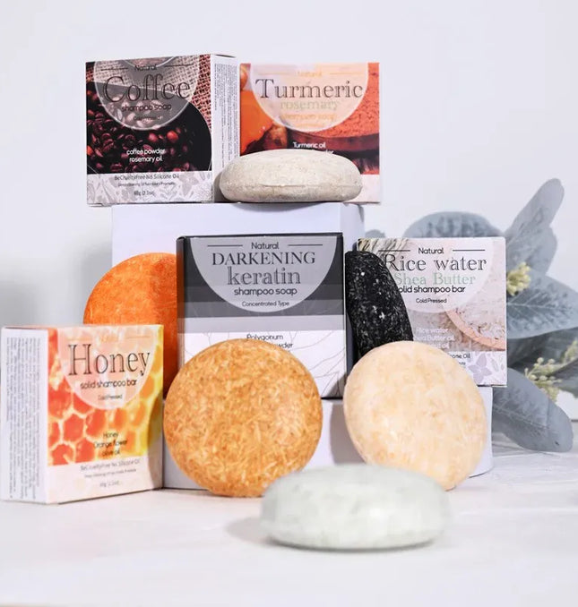 EcoWarra Variant XF Rice Shampoo Bar (60g) – 100% Natural Solid Shampoo for Hair Care, Strength & Repair